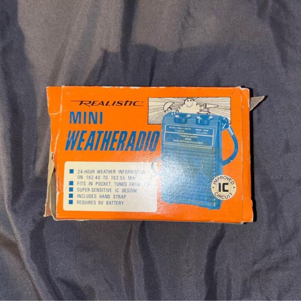 Vintage Mini WeatheRadio, New!